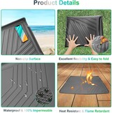 GAFAT Compatible with Cupra Terramar 2025 2026 hybrid/plug-in hybrid trunk mat, easy to fold, TPE all-weather trunk mat, high edge, 3D scanning multifunctional mat (top)