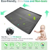 GAFAT Compatible with Cupra Terramar 2025 2026 hybrid/plug-in hybrid trunk mat, easy to fold, TPE all-weather trunk mat, high edge, 3D scanning multifunctional mat (top)