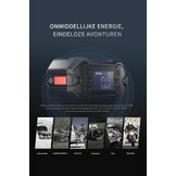 Portable Car Starthulp Powerbank 3000A met Luchtcompressor 12V Batterij Jumper Noodpakket voor 8.0L Benzine & Diesel Motoren Power Booster Start Boost Lader Box en Power Bank, Hoge Efficiëntie