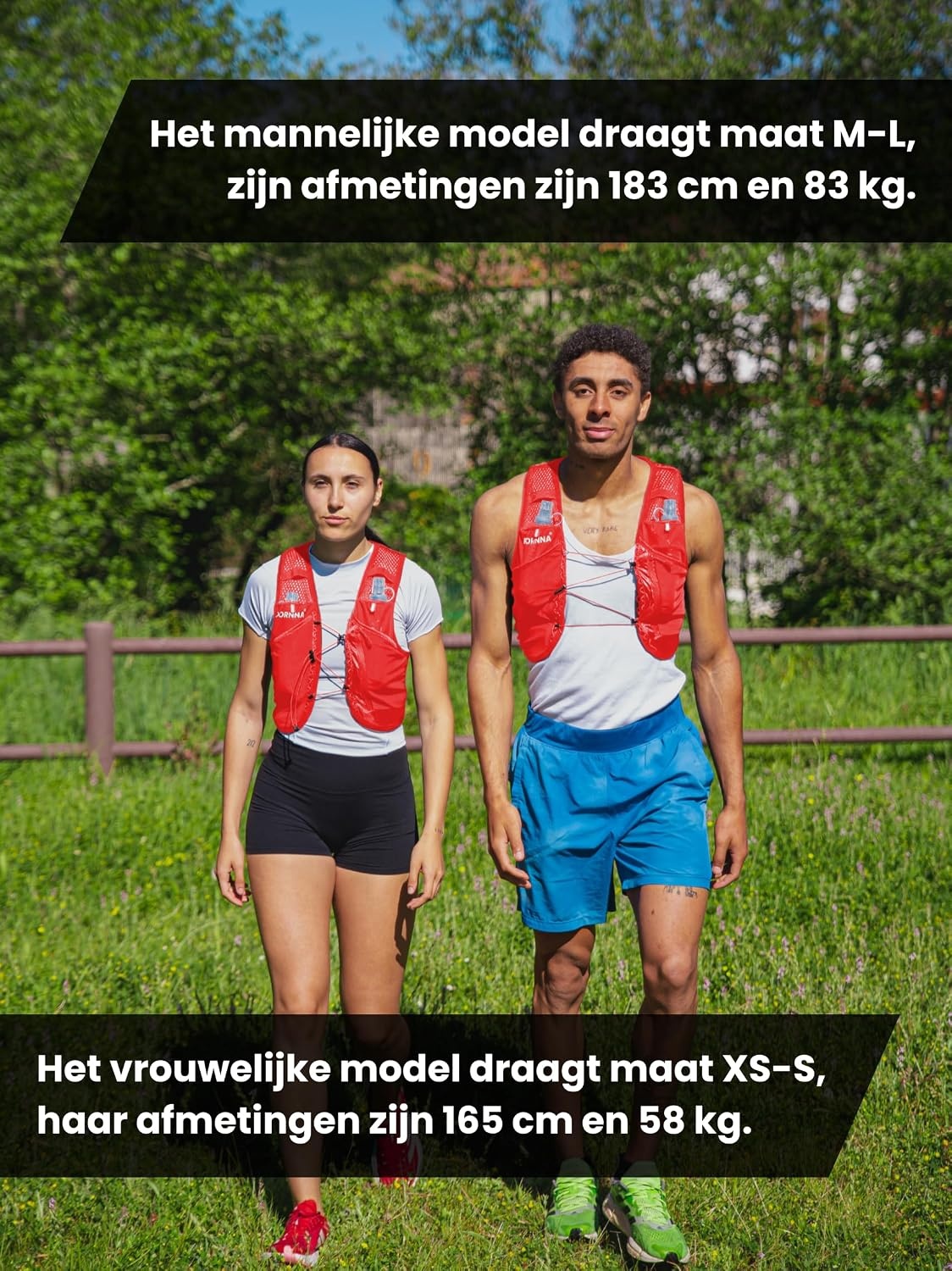 Light Edition V1 Drinkvest Trail Running + 2 Soft Flask 500 ml, hardlooprugzak voor dames en heren, achterzak voor blaren tot 2 liter