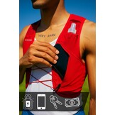 Light Edition V1 Drinkvest Trail Running + 2 Soft Flask 500 ml, hardlooprugzak voor dames en heren, achterzak voor blaren tot 2 liter