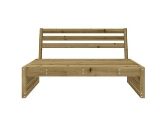 vidaXL Tuinmiddenbank 120x80 cm geïmpregneerd grenenhout