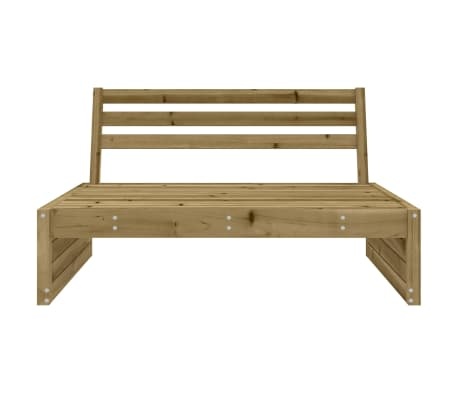 vidaXL Tuinmiddenbank 120x80 cm geïmpregneerd grenenhout