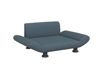 vidaXL Hondenmand 70x45x28 cm stof donkergrijs