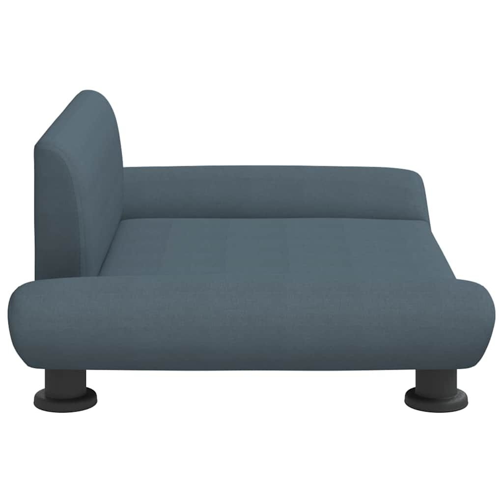 vidaXL Hondenmand 70x45x28 cm stof donkergrijs