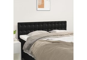 VidaXL Hoofdborden Kunstleer Zwart - 2 stuks, 50% Korting