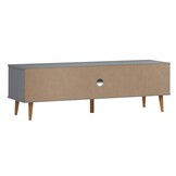 VidaXL MOLDE TV-meubel 158x40x49 cm Grenenhout Grijs - 73% Korting