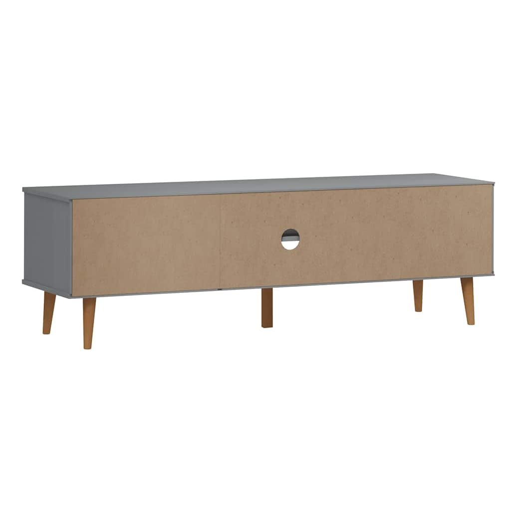 VidaXL MOLDE TV-meubel 158x40x49 cm Grenenhout Grijs - 73% Korting
