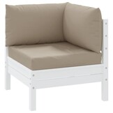 Palletkussens VidaXL 3 stuks Oxford Stof Taupe - 64% Korting