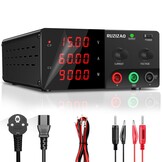 RUZIZAO Laboratoriumvoeding 15V 60A - 900W DC Regelbare Voeding - Zwart
