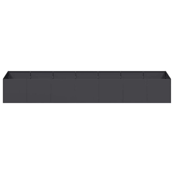vidaXL Plantenbak 280x80x40 cm staal zwart