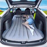 AGEMANY Luxe Luchtbed voor Auto - 195 x 130 cm - Grijs - Geschikt voor Tesla Model Y en SUV