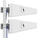 KASER LPDA 4G 5G LTE Antenne - Richtantenne Mimo - Wit - 10 meter kabel