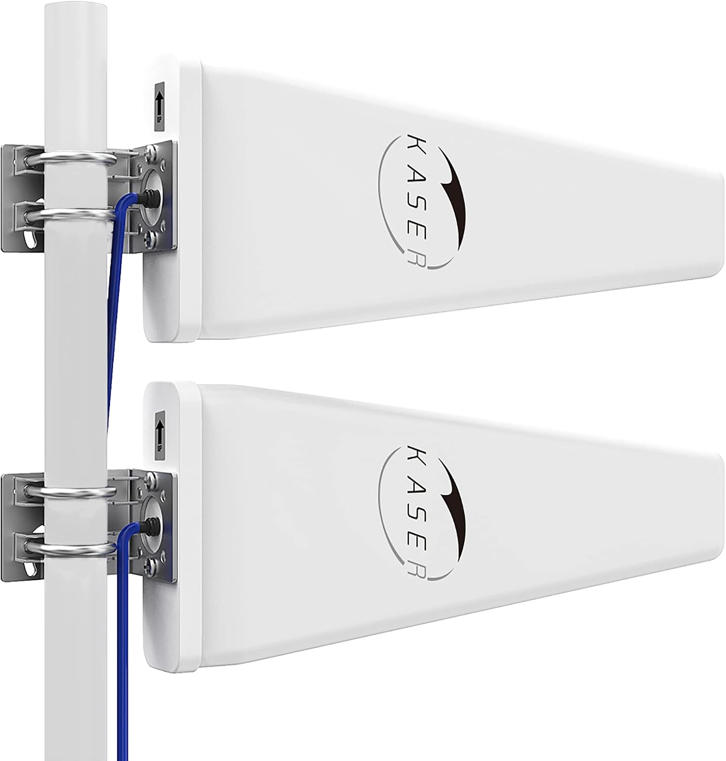 KASER LPDA 4G 5G LTE Antenne - Richtantenne Mimo - Wit - 10 meter kabel