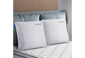 Traagschuim Kussens Set van 2 | 48% Korting | Wit, Vierkant