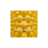 Ballenbak ballen geel (70mm) 500 stuks