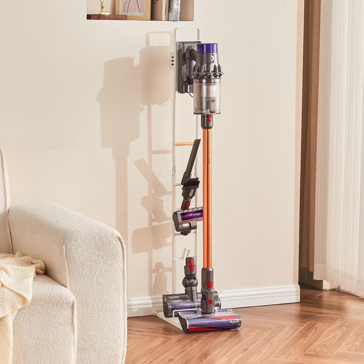 Metalen Standaard voor Dyson Stofzuigers - Wit | 60% Korting