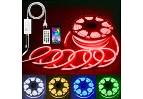 RGB LED Neon Strip 25m 230V Waterdicht - 52% Korting!