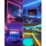 RGB LED Neon Strip 25m 230V Dimbaar - 47% Korting!