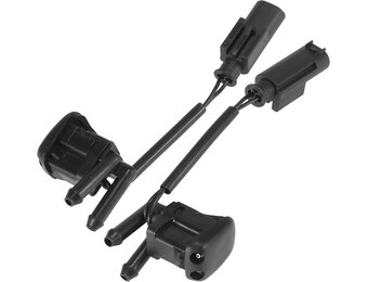 A ABSOPRO Ruitensproeier met verwarming voor BMW 5 E39 - Zwart - 14,5 x 3,5 cm - Set van 2