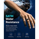 Slimme Gezondheidsring - Hartslag, Slaap & Stress (Maat 8) - 53% Korting