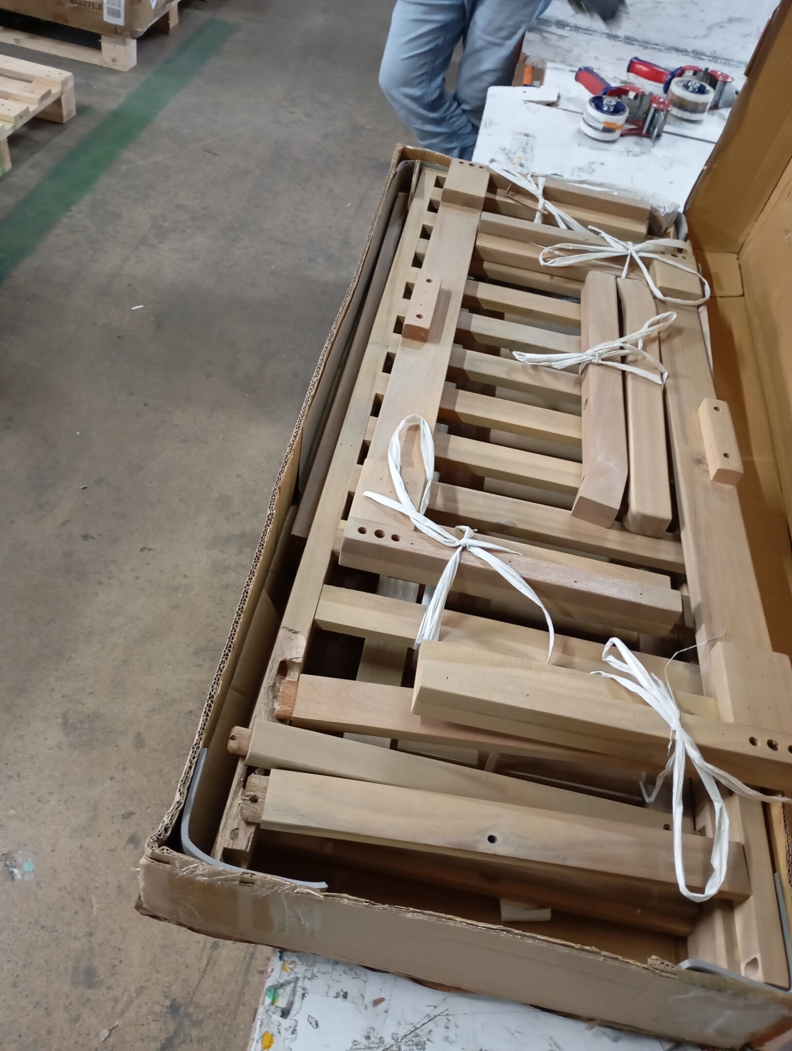 vidaXL Tuinmiddenbank pallet massief acaciahout