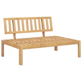 vidaXL Tuinmiddenbank pallet massief acaciahout