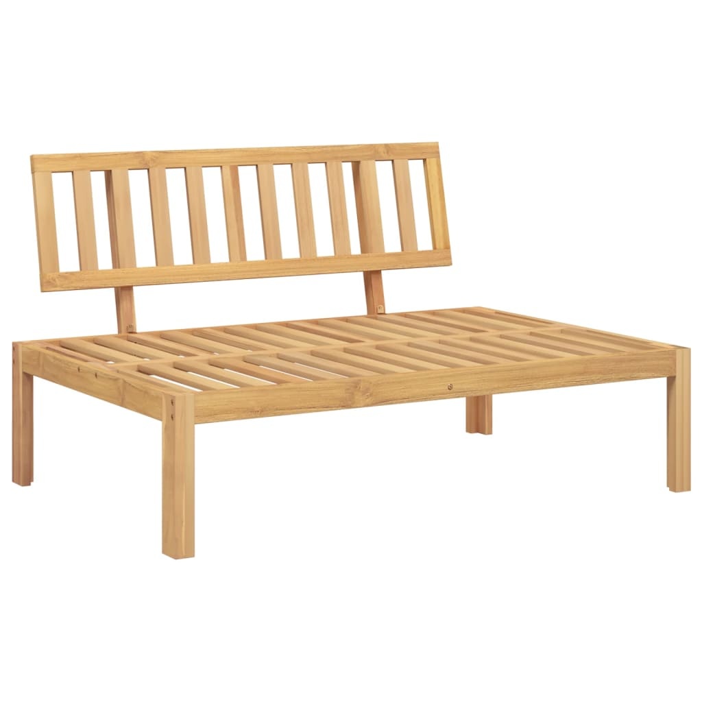 vidaXL Tuinmiddenbank pallet massief acaciahout