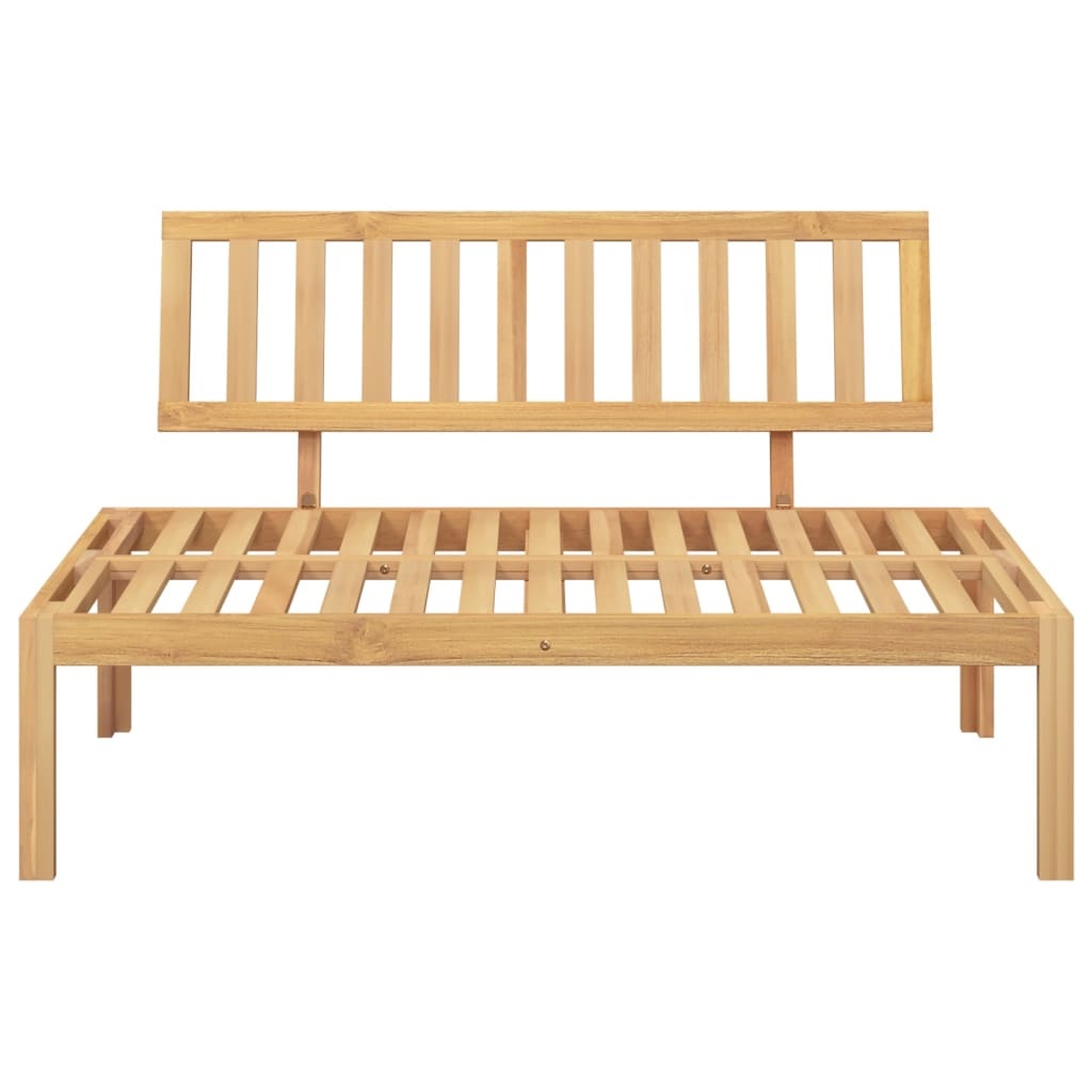 vidaXL Tuinmiddenbank pallet massief acaciahout