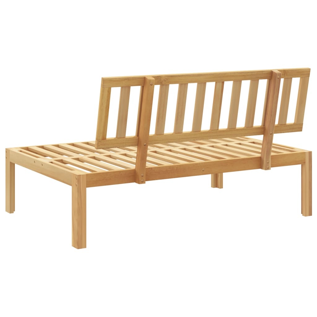 vidaXL Tuinmiddenbank pallet massief acaciahout