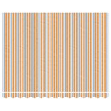 vidaXL Vervangingsdoek voor luifel gestreept 3,5x2,5 m meerkleurig