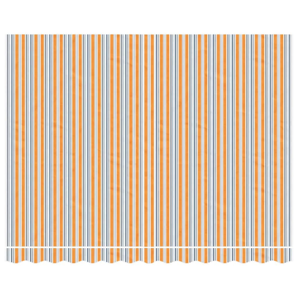 vidaXL Vervangingsdoek voor luifel gestreept 3,5x2,5 m meerkleurig