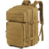 BITUOR Militaire tactische rugzak, 45 liter, legerrugzak voor heren, grote capaciteit met veel vakken, waterafstotende wandelrugzak, reisrugzak, trekkingrugzak voor wandelen, kamperen, vissen, reizen,