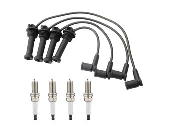 Ontstekingskabelset ontstekingskabelset 1110740 ontstekingskabel compatibel met Ford B-Max C-Max Fiesta Focus Mondeo voor Volvo C30 S40 V50 1110741,1110742, 1110743