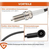 Ontstekingskabelset Ford B-Max, C-Max, Fiesta, Focus, Mondeo & Volvo C30, S40, V50 (56% korting)