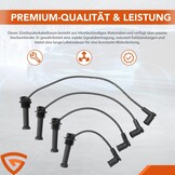 Ontstekingskabelset Ford B-Max, C-Max, Fiesta, Focus, Mondeo & Volvo C30, S40, V50 (56% korting)