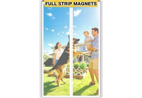 Magnetische Hordeur 100x210cm Wit - 41% Korting!