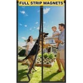 Magnetische Hordeur Wit 100x210 cm Fiberglas - 56% Korting