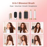 6-in-1 Haarstyler Set 1000W - Korting 59%