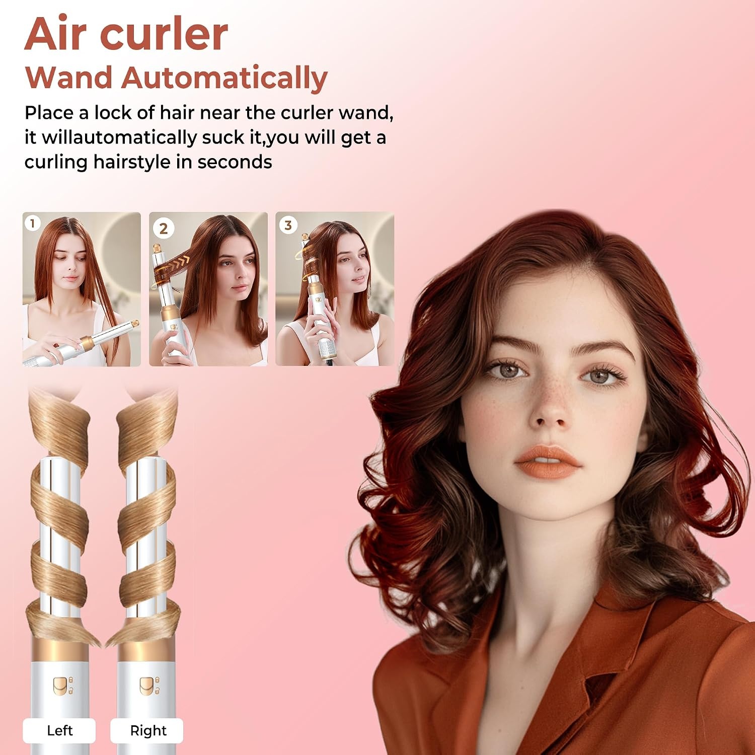 6-in-1 Haarstyler Set 1000W - Korting 59%