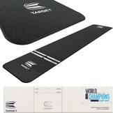 Target Darts World Champion Dartmat met rode bies - Officiële werplijn