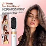Haarstyler 6-in-1 met Korting - Warmluchtborstel, Föhn & Curler