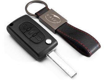 kaser Cover Shell Key Fob Case Remote Control 3 Buttons for PEUGEOT 107 207 307 407 308 409 407 607 (For Peugeot 3 Buttons)