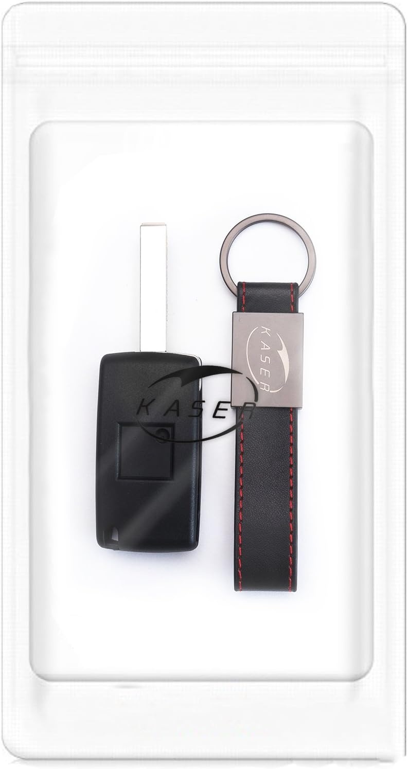 kaser Cover Shell Key Fob Case Remote Control 3 Buttons for PEUGEOT 107 207 307 407 308 409 407 607 (For Peugeot 3 Buttons)