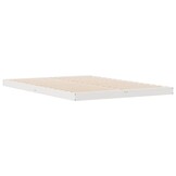 vidaXL Bedframe Wit 140 x 220 cm Massief grenenhout