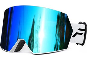 Unisex Skibril met UV400 Bescherming - Helm Compatibel & Anti-Fog - 49% Korting!