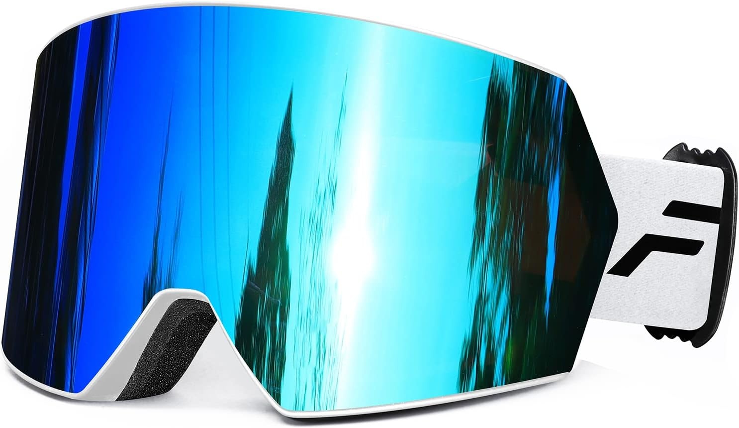 Skibril Snowboardbril Unisex met UV400 Anti-Fog, Helm Compatibel (-58%)
