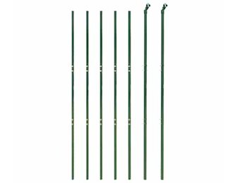 vidaXL Draadgaashek 1,8x10 m gegalvaniseerd staal groen
