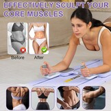 Automatic Rebound Abdominal Wheel Core Strength Training Ab Roller Exercise Wheel Board Pilates Reformer Board, Resistance Bands, Knee Mat Exercise Equipment for Home Use