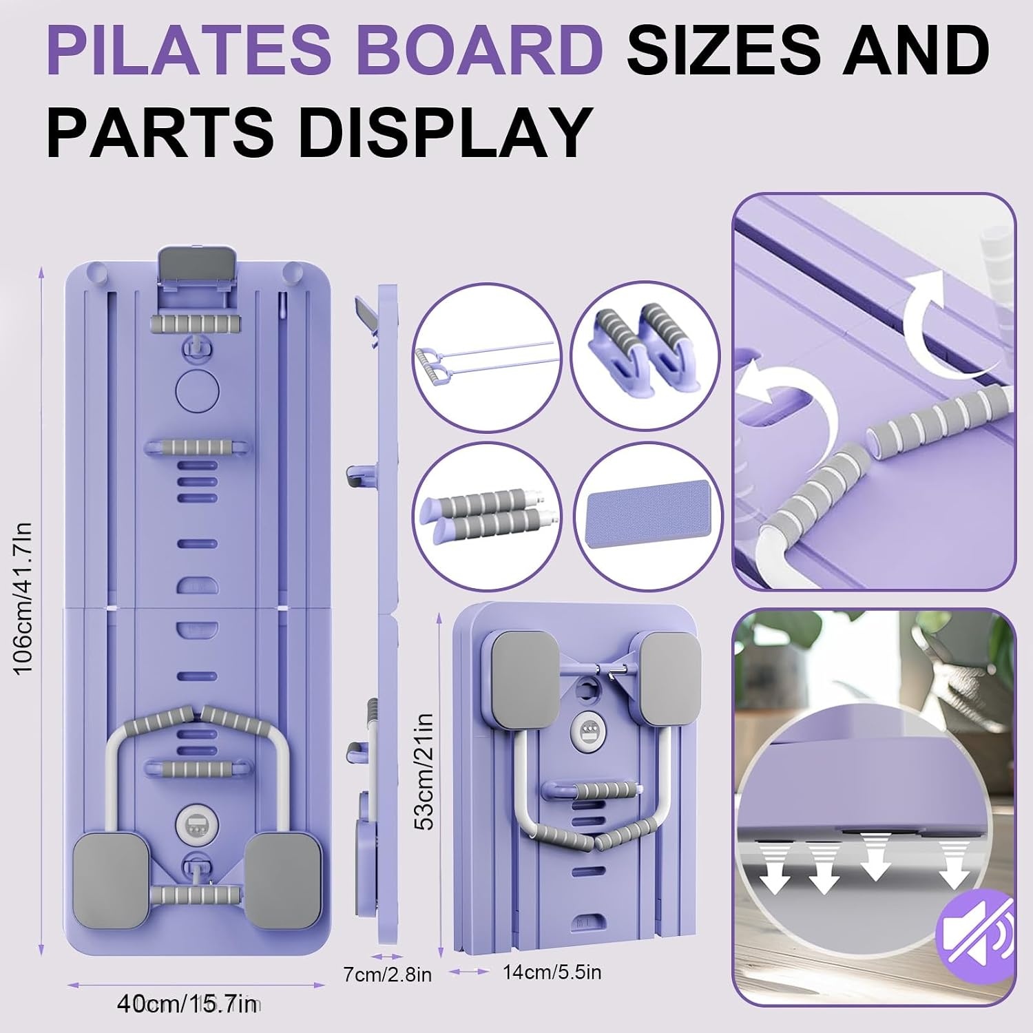 Automatic Rebound Abdominal Wheel Core Strength Training Ab Roller Exercise Wheel Board Pilates Reformer Board, Resistance Bands, Knee Mat Exercise Equipment for Home Use